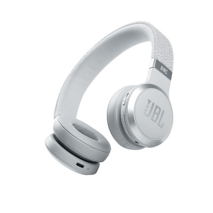 JBL Live 460NC - White - Wireless on-ear NC headphones - Hero image number null